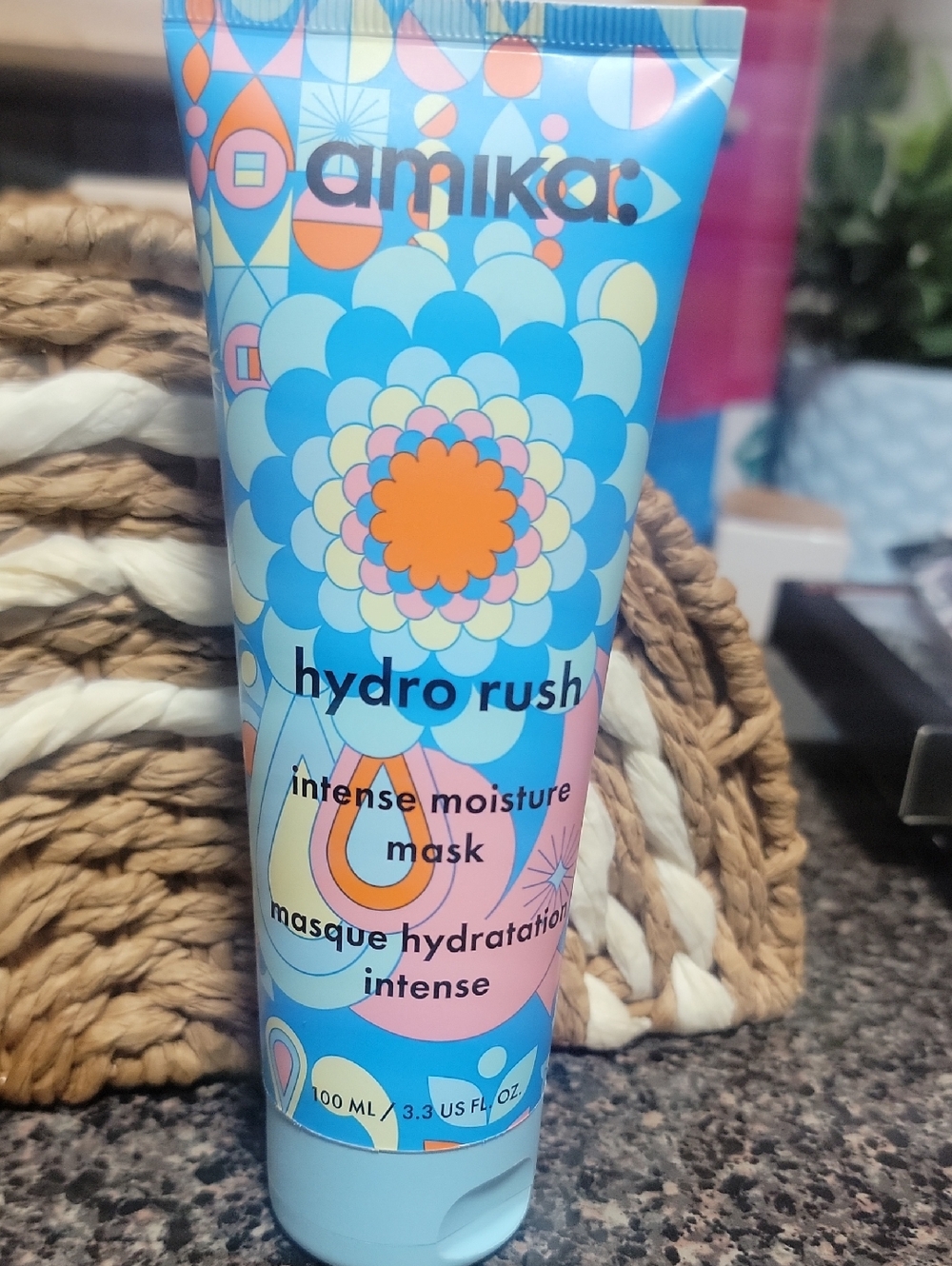 Amika Hydro Rush Intense Moisture Mask -💙💖